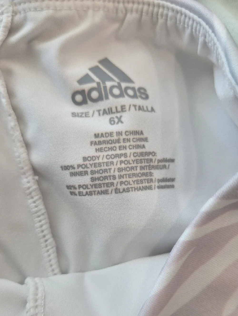 adidas Pastel Blue Tank with Multi-Pastel Zebra Skort